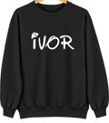 Ivor, Virginia Hometown Crewneck — Black