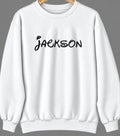 Jackson, Alabama Hometown Crewneck — White