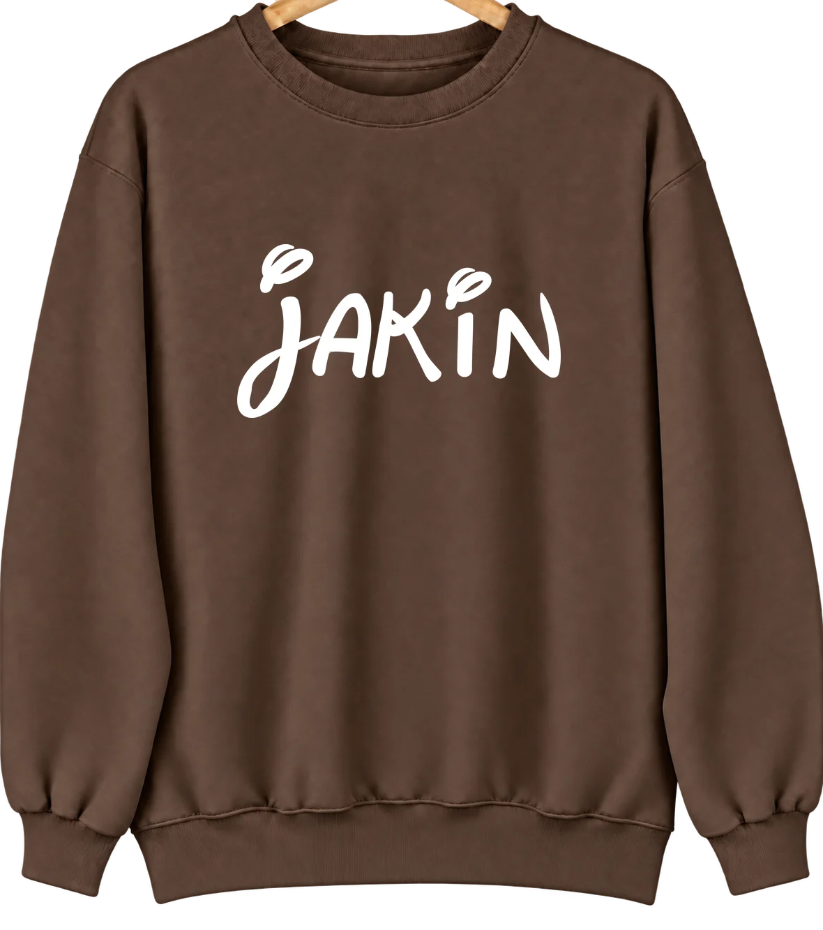 Jakin, Georgia Hometown Crewneck — Brown