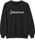 Jamestown, Indiana Hometown Crewneck — Black