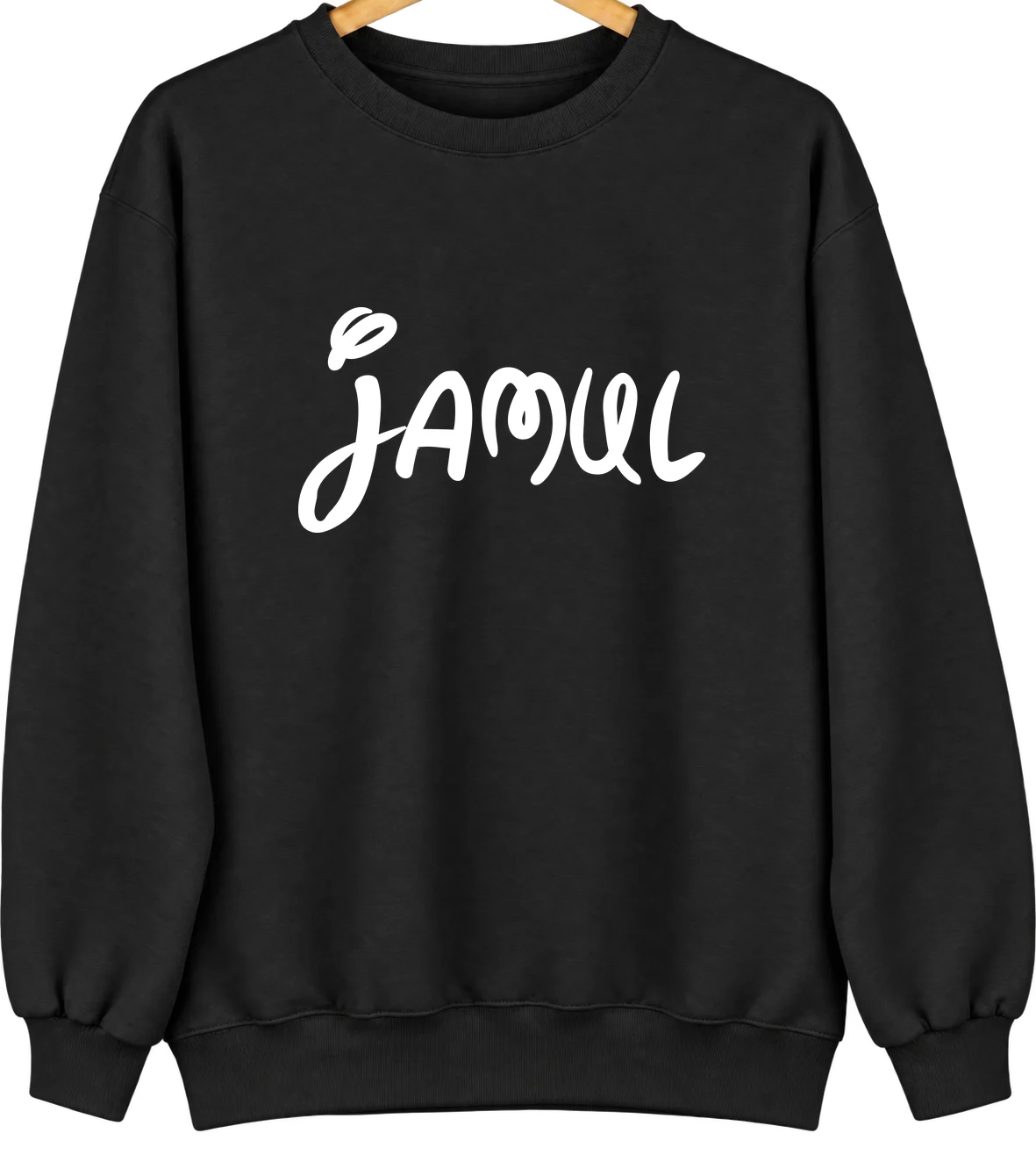 Jamul, California Hometown Crewneck — Black
