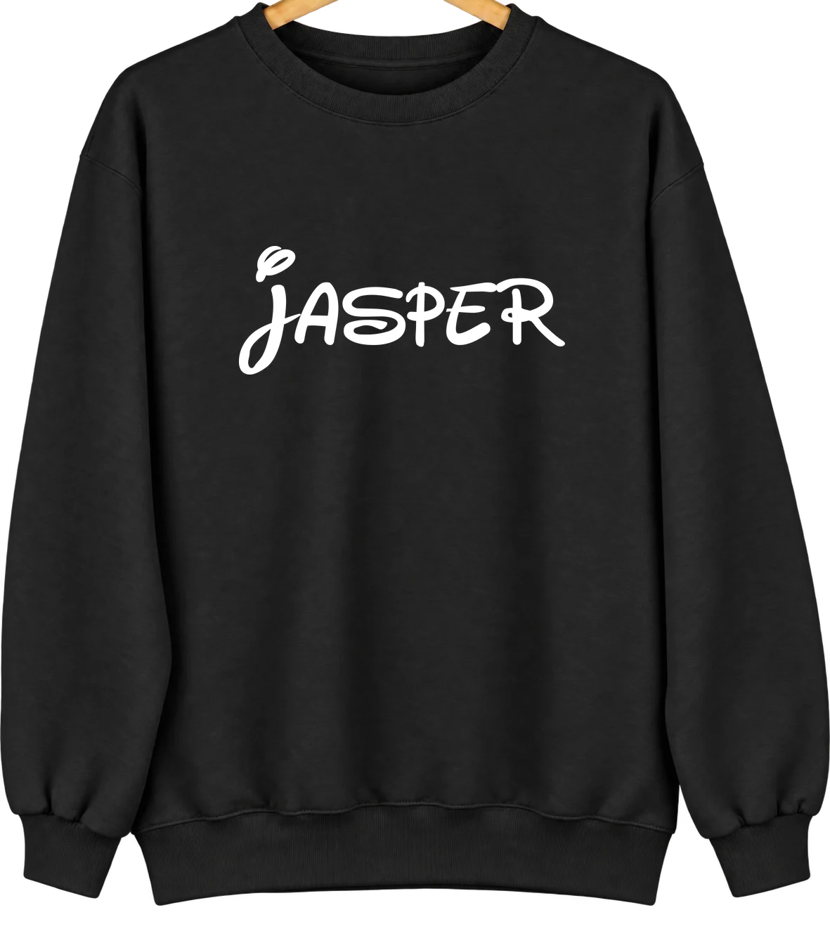 Jasper, Michigan Hometown Crewneck — Black
