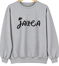 Jauca, Puerto Rico Hometown Crewneck — Sport Grey