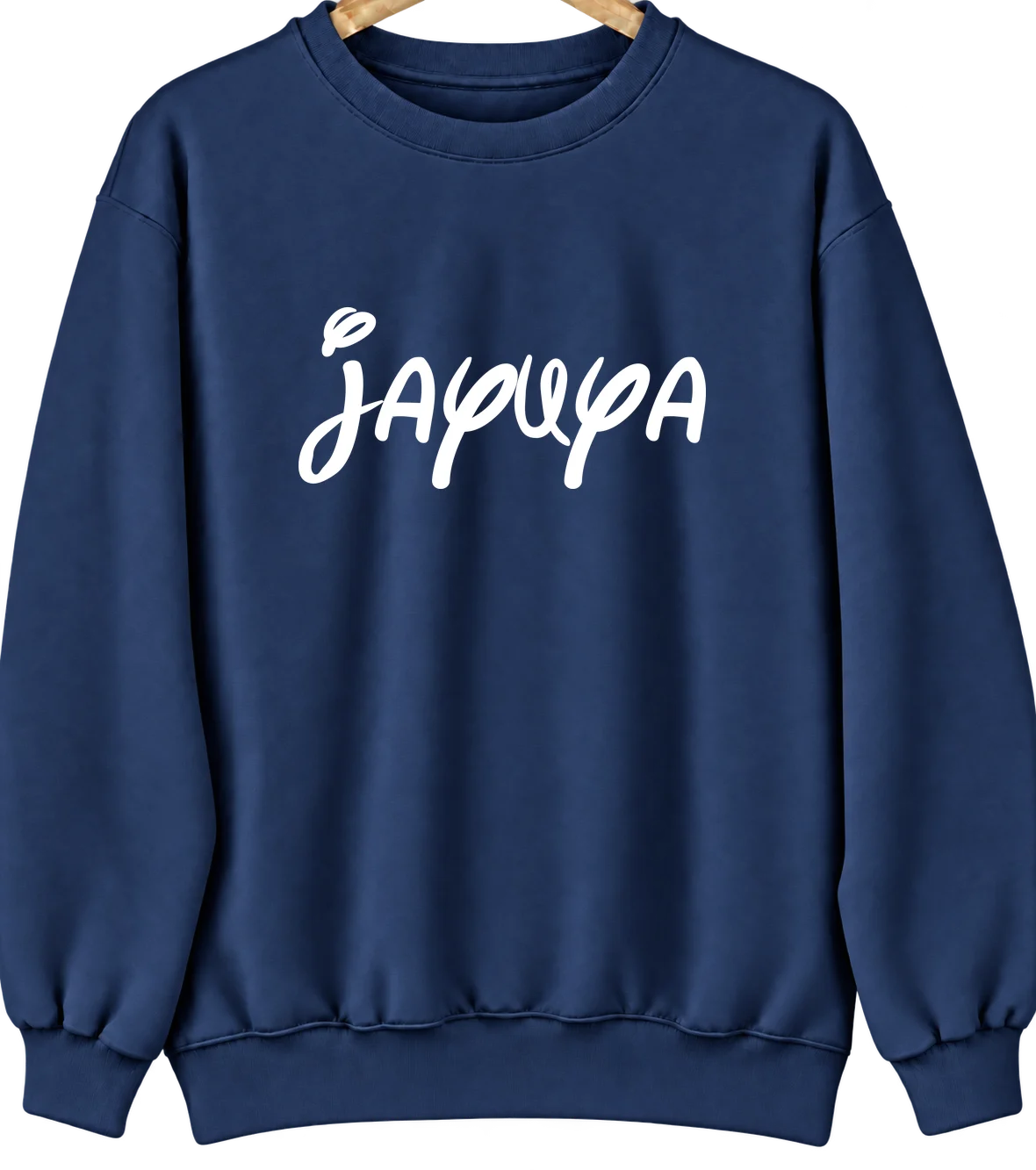 Jayuya, Puerto Rico Hometown Crewneck — Navy