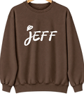 Jeff, Kentucky Hometown Crewneck — Brown