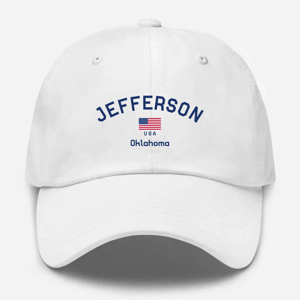 Jefferson, Oklahoma Hometown Dad Hat