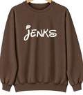 Jenks, Oklahoma Hometown Crewneck — Brown
