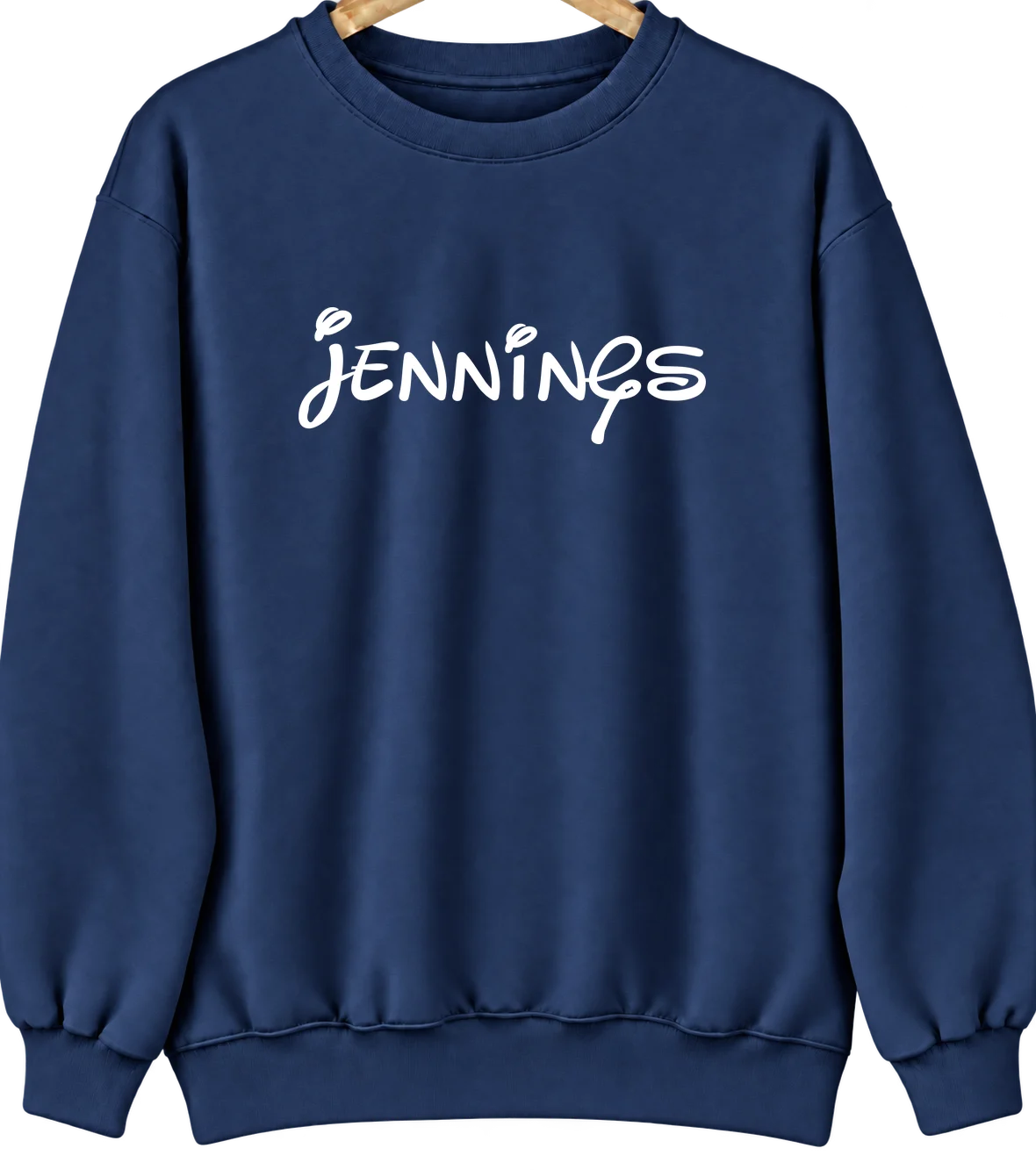 Jennings, Louisiana Hometown Crewneck — Navy