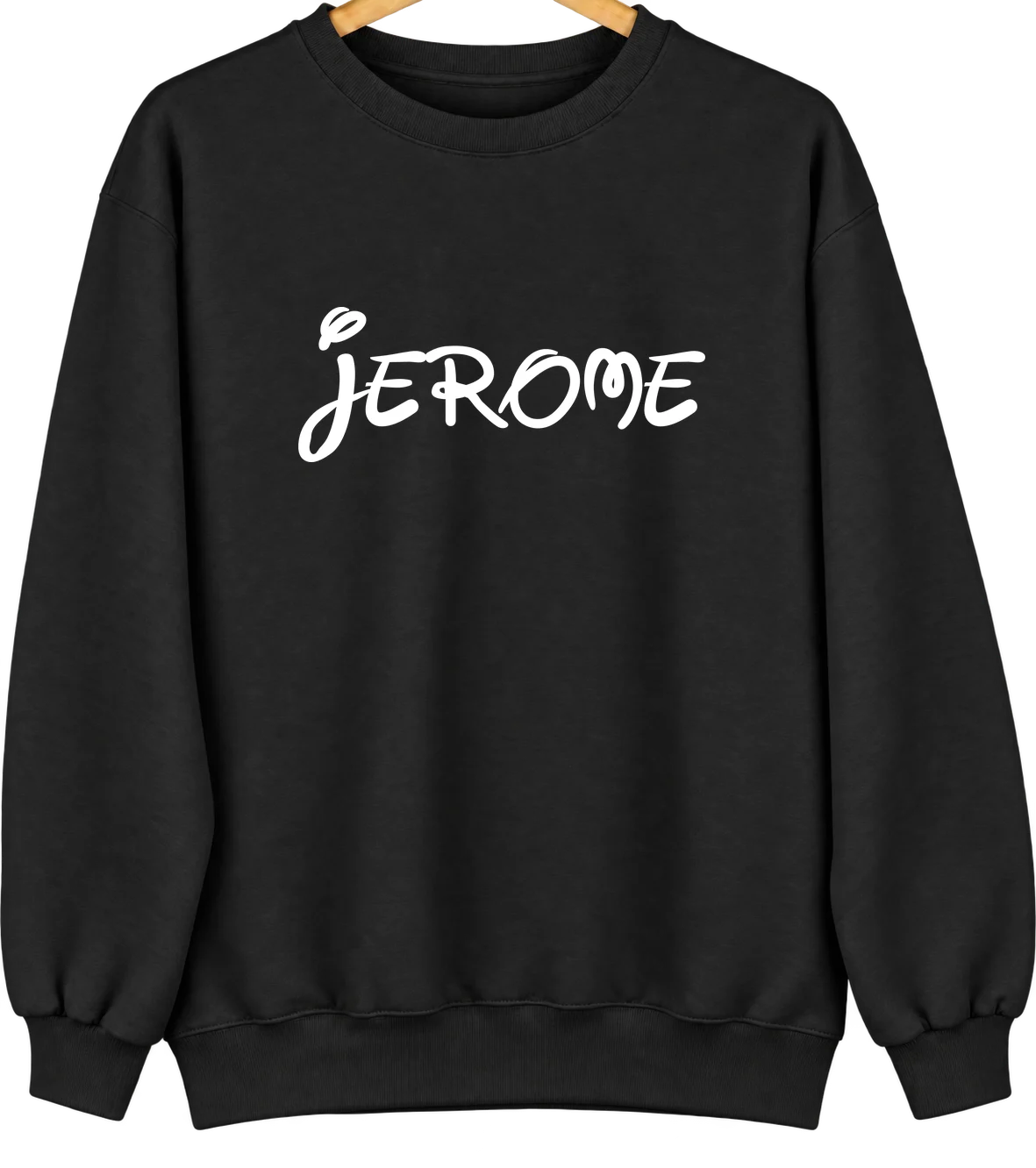 Jerome, Pennsylvania Hometown Crewneck — Black