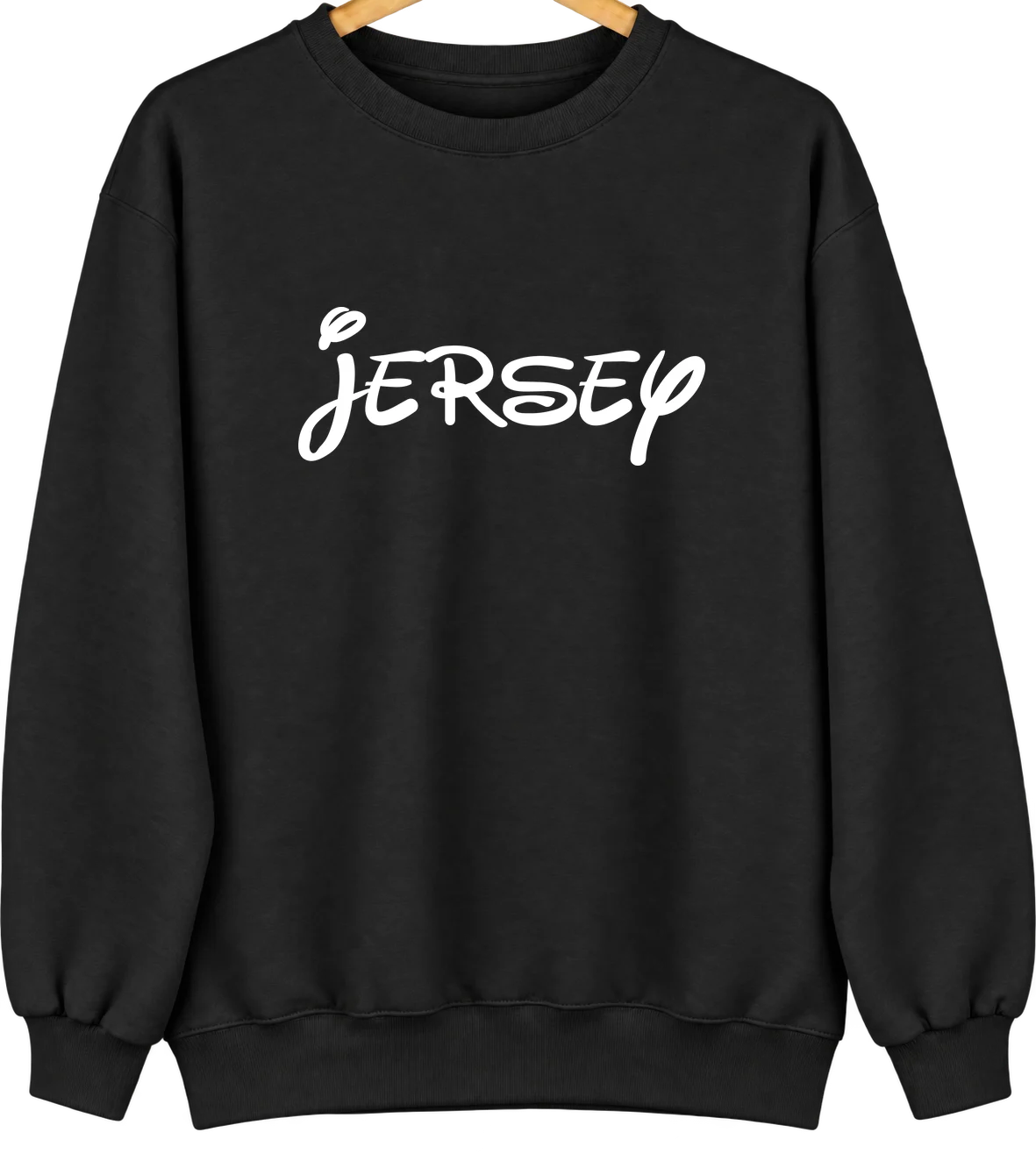 Jersey, Ohio Hometown Crewneck — Black