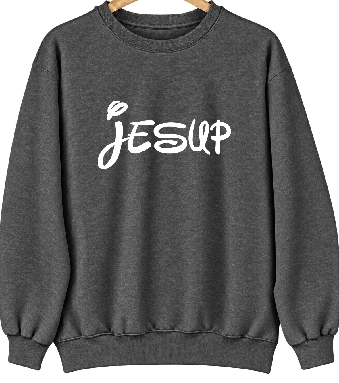 Jesup, Iowa Hometown Crewneck — Dark Heather