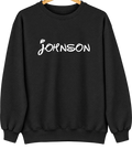 Johnson, Arkansas Hometown Crewneck — Black