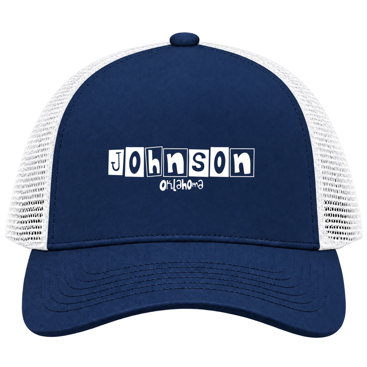 Johnson, Oklahoma Hometown Trucker Cap