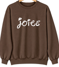 Joice, Iowa Hometown Crewneck — Brown