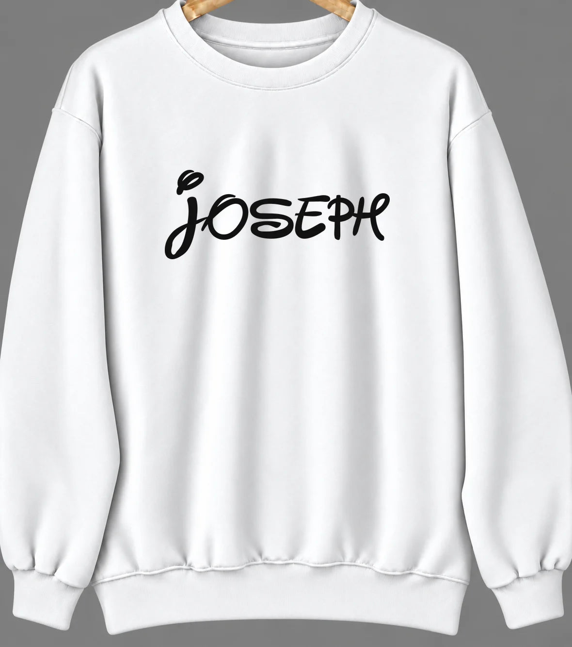 Joseph, Utah Hometown Crewneck — White