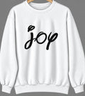 Joy, Illinois Hometown Crewneck — White