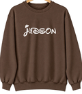Judson, Indiana Hometown Crewneck — Brown
