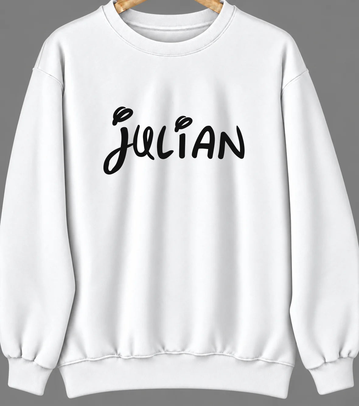 Julian, Pennsylvania Hometown Crewneck — White