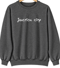 Junction City, Kansas Hometown Crewneck — Dark Heather