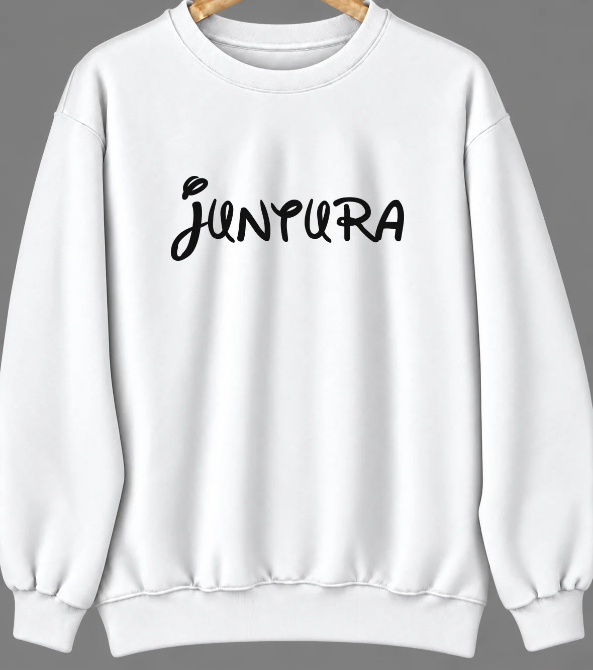 Juntura, Oregon Hometown Crewneck — White
