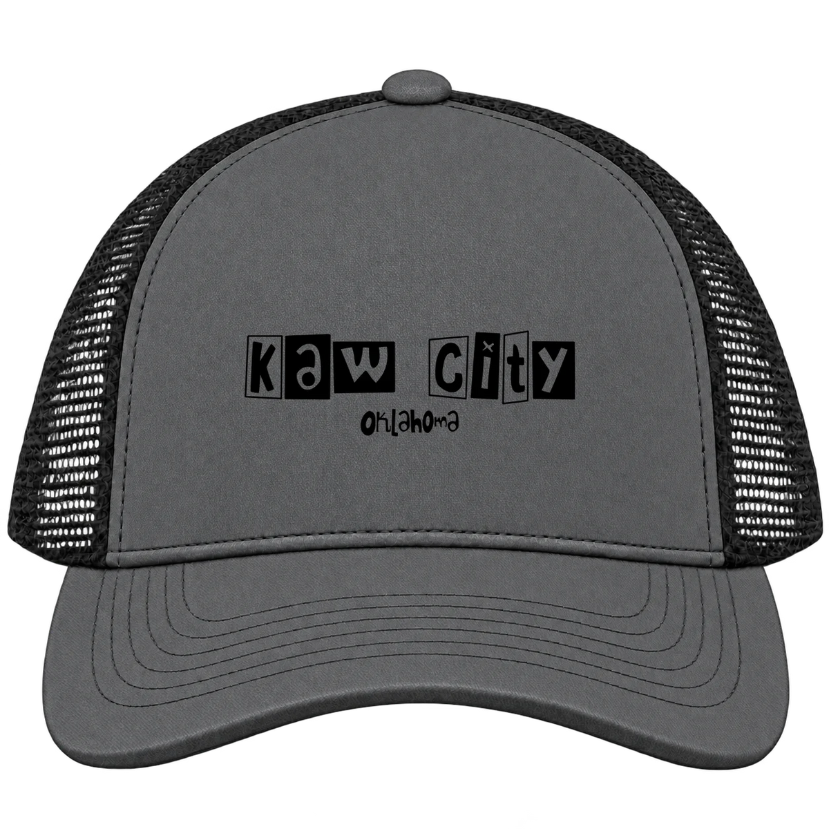 Kaw City, Oklahoma Hometown Trucker Cap