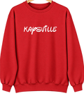Kaysville, Utah Hometown Crewneck — Red