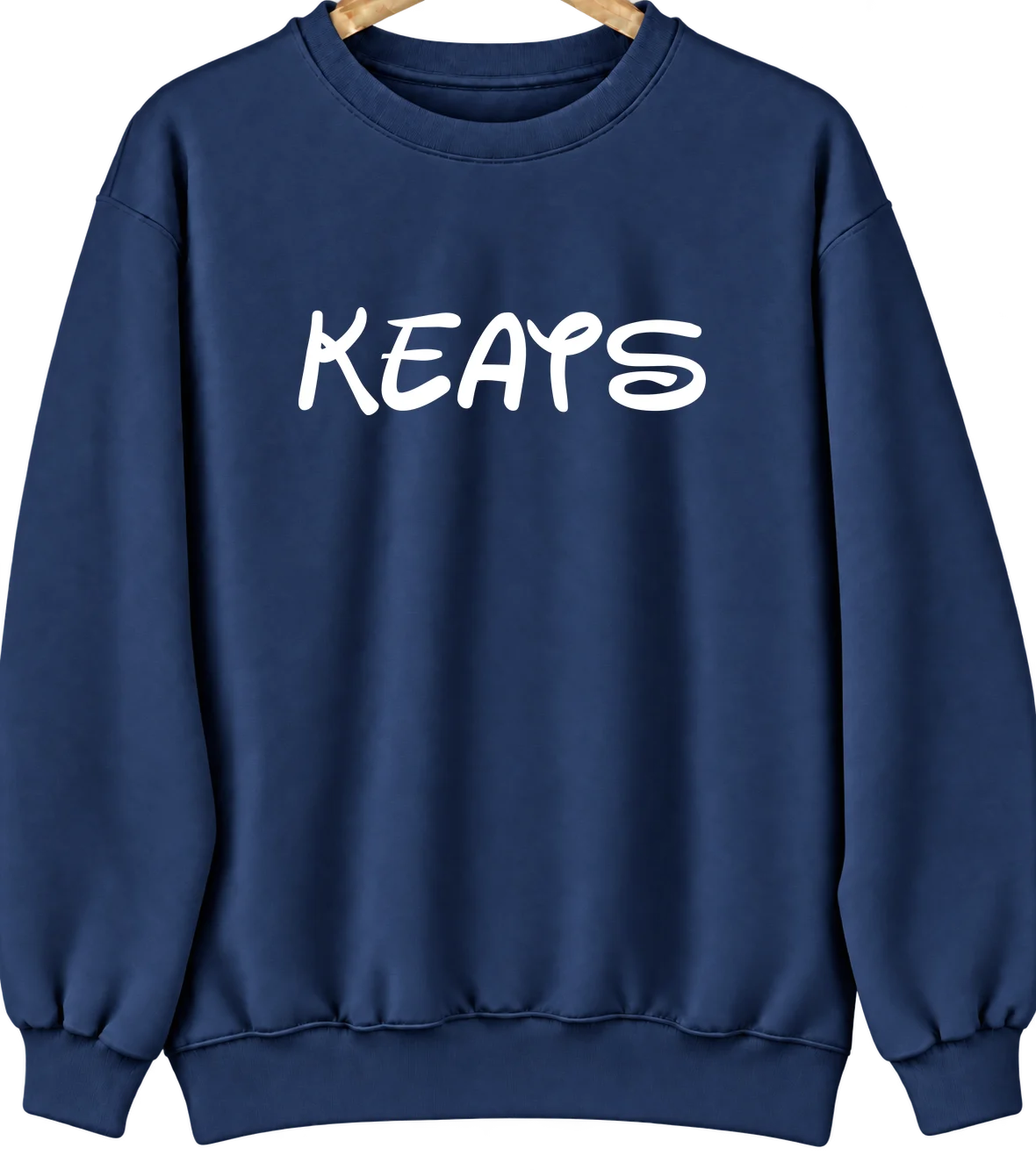 Keats, Kansas Hometown Crewneck — Navy