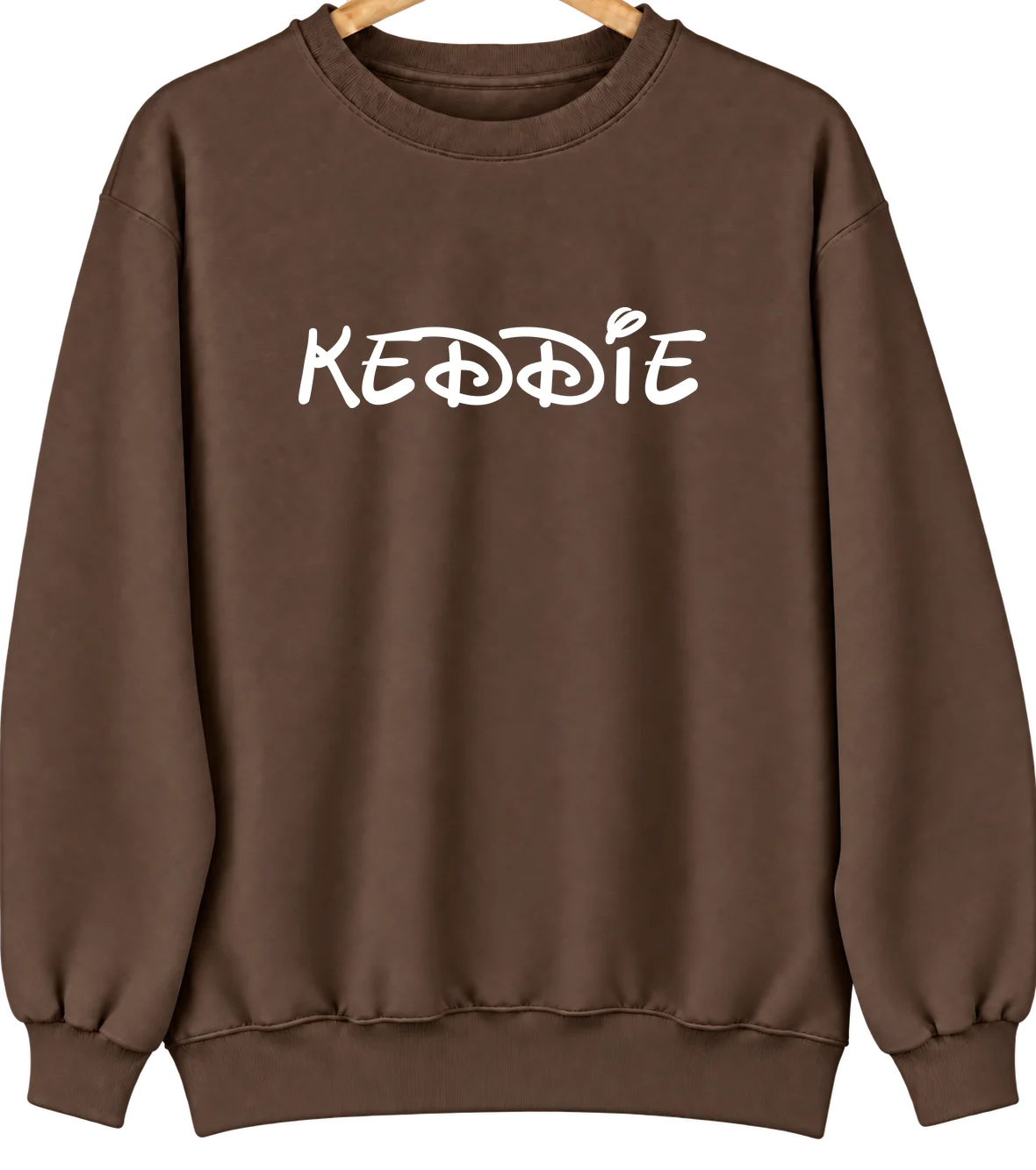 Keddie, California Hometown Crewneck — Brown