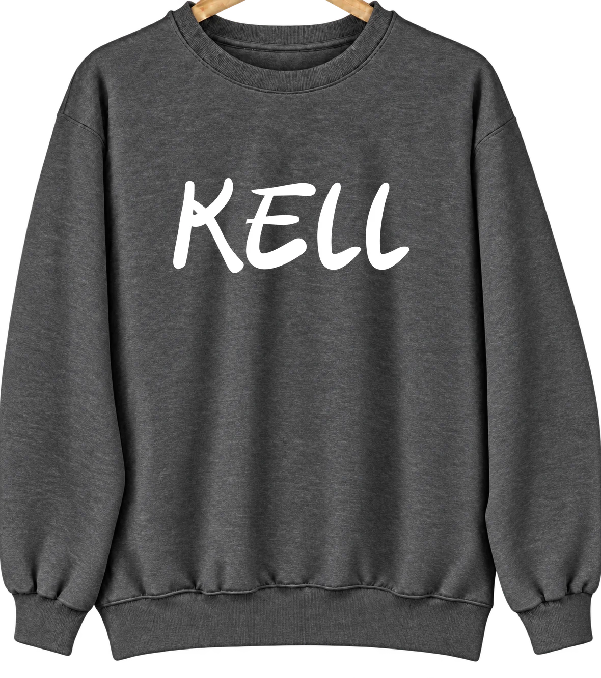 Kell, Illinois Hometown Crewneck — Dark Heather