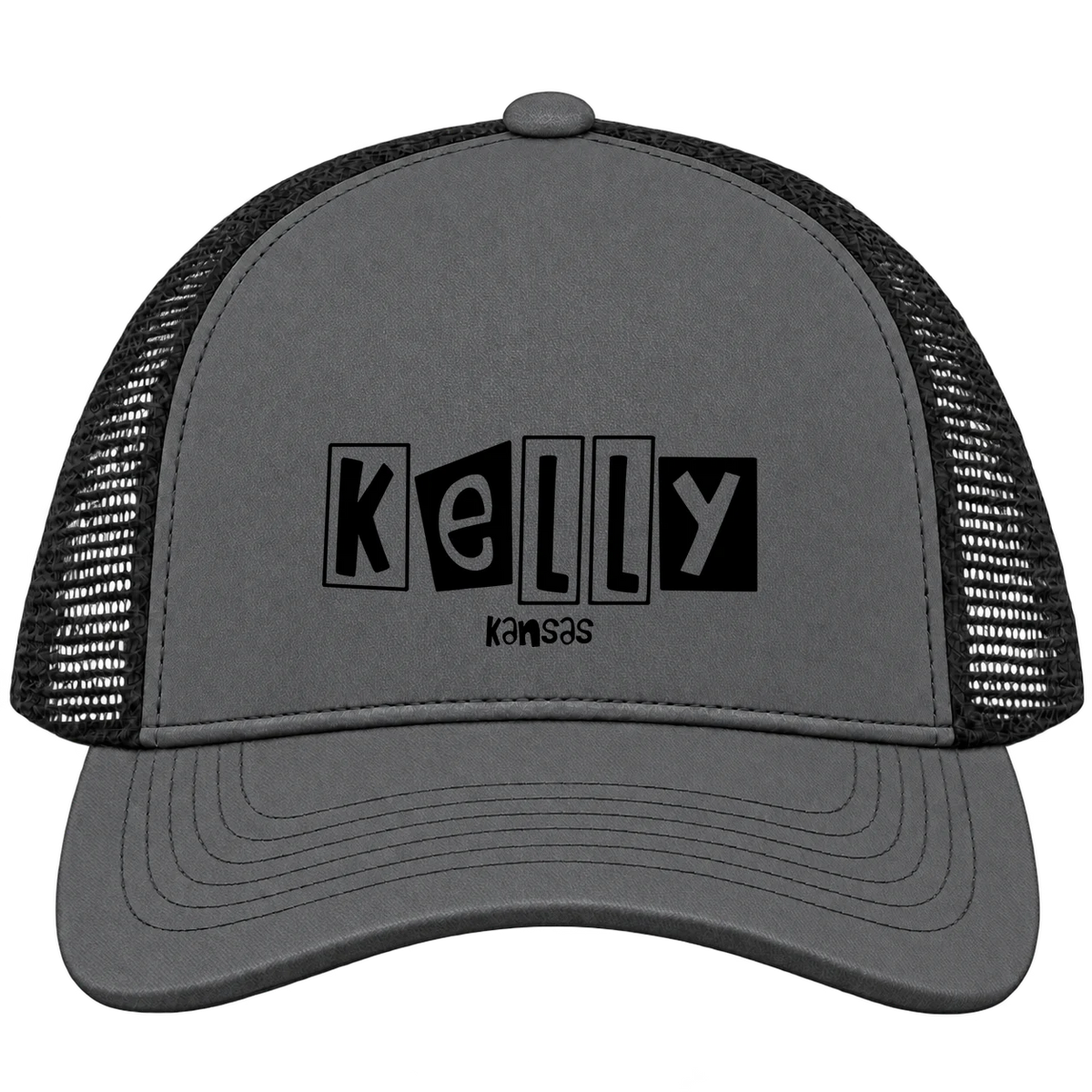 Kelly, Kansas Hometown Trucker Cap