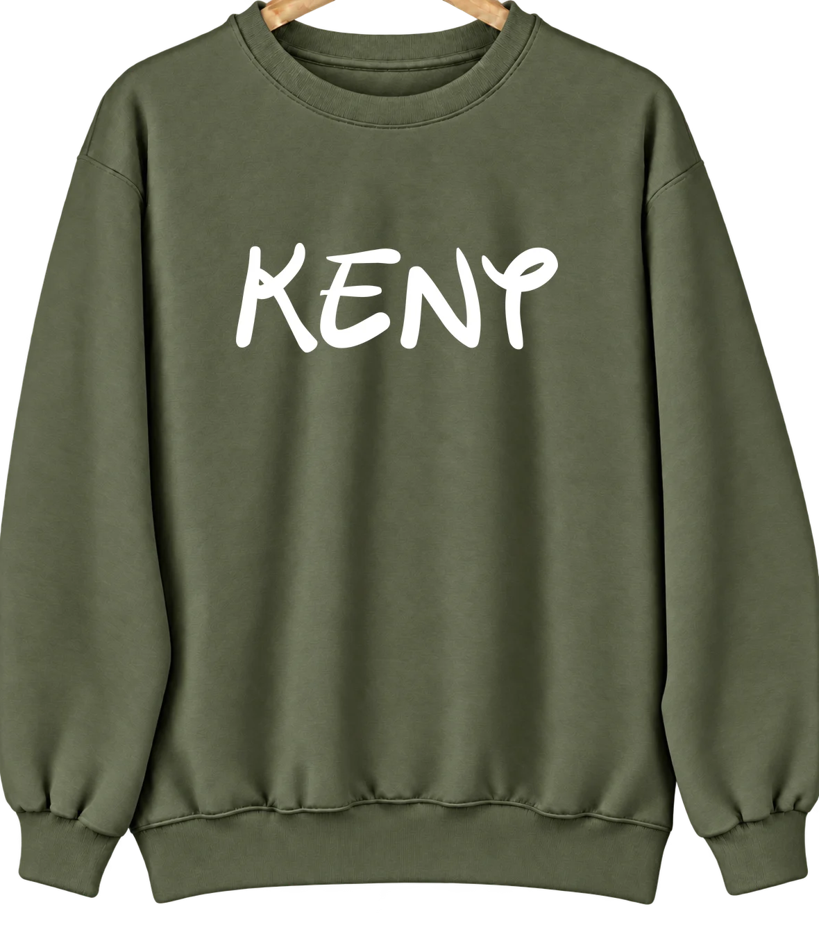 Kent, Minnesota Hometown Crewneck — Military Green