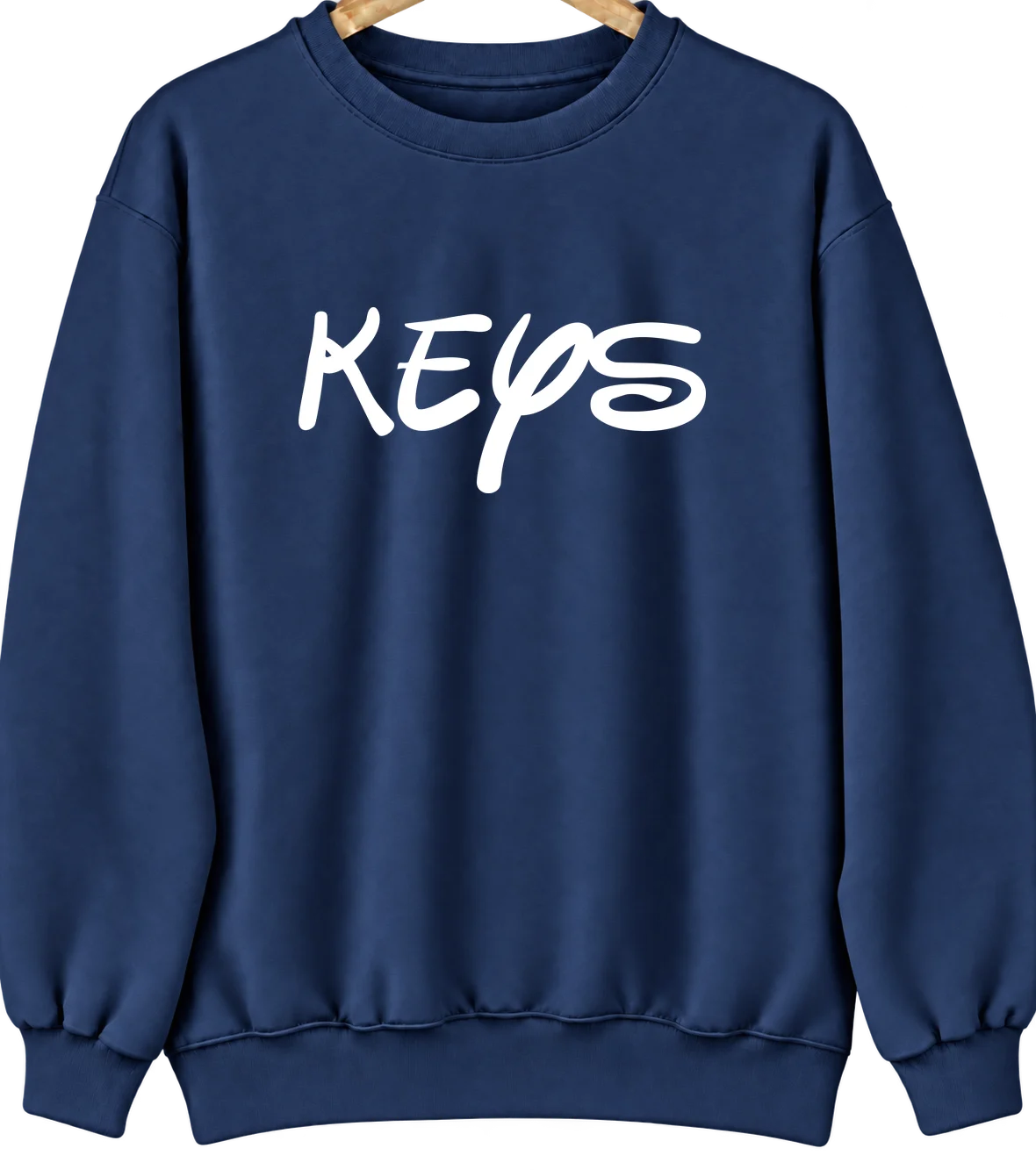 Keys, Oklahoma Hometown Crewneck — Navy