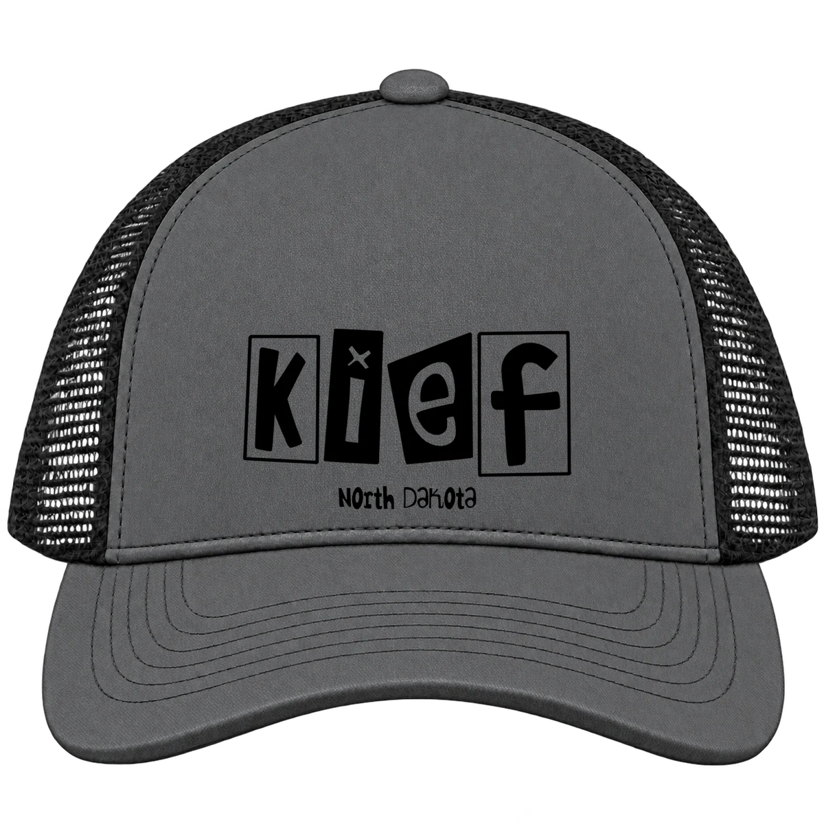 Kief, North Dakota Hometown Trucker Cap