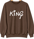 King, North Carolina Hometown Crewneck — Brown