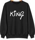 King, Wisconsin Hometown Crewneck — Black