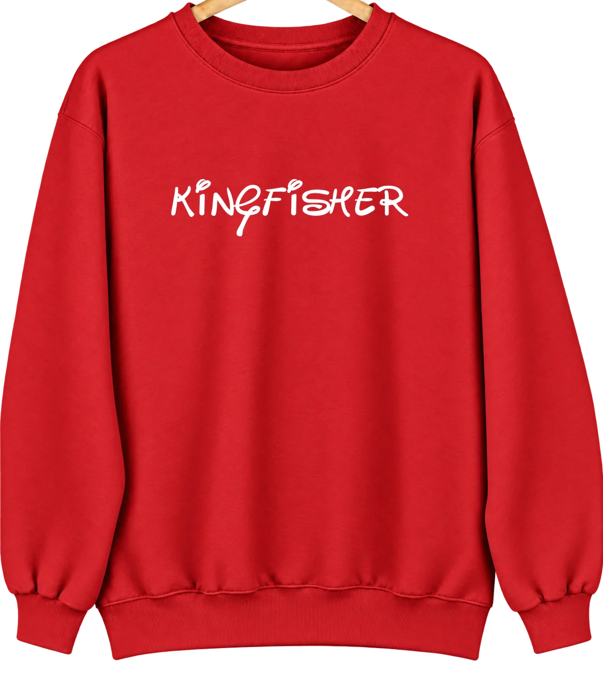 Kingfisher, Oklahoma Hometown Crewneck — Red