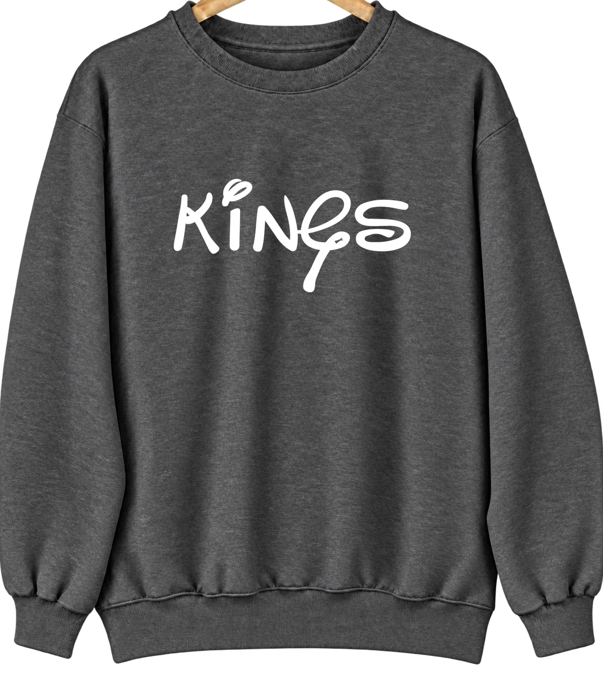 Kings, Illinois Hometown Crewneck — Dark Heather