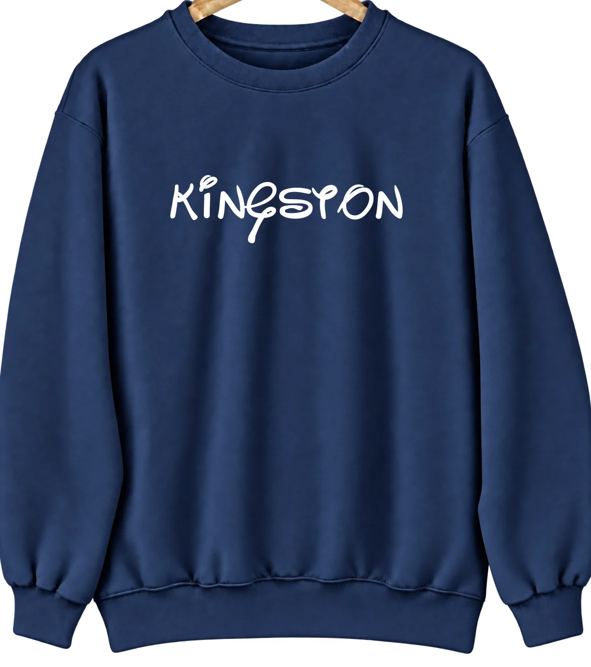 Kingston, Illinois Hometown Crewneck — Navy