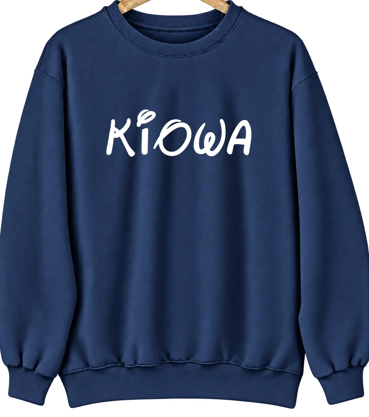 Kiowa, Colorado Hometown Crewneck — Navy