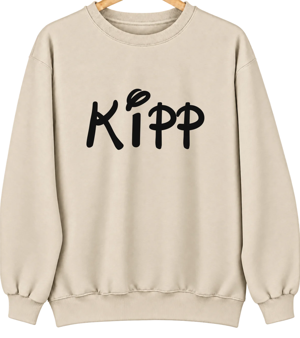Kipp, Kansas Hometown Crewneck — Sand