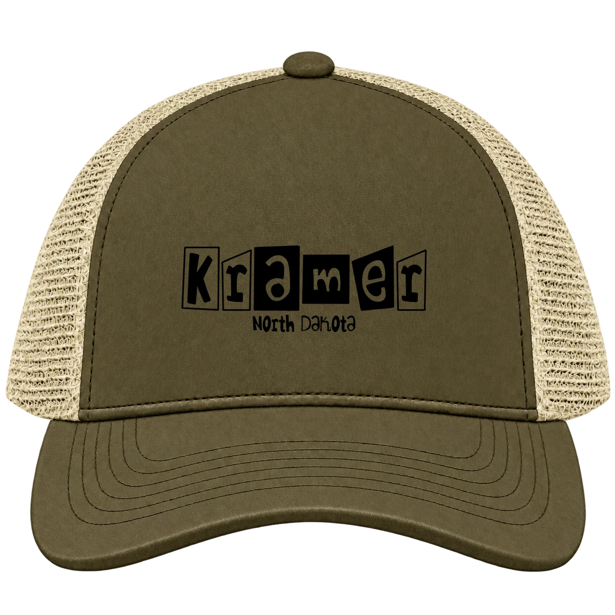 Kramer, North Dakota Hometown Trucker Cap