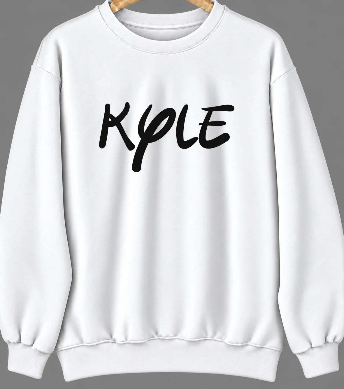 Kyle, South Dakota Hometown Crewneck — White