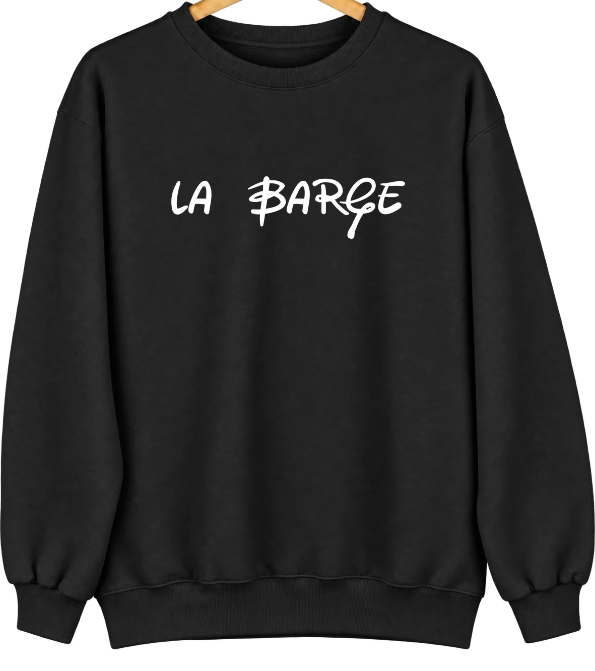 La Barge, Wyoming Hometown Crewneck — Black
