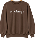 La Cienega, New Mexico Hometown Crewneck — Brown