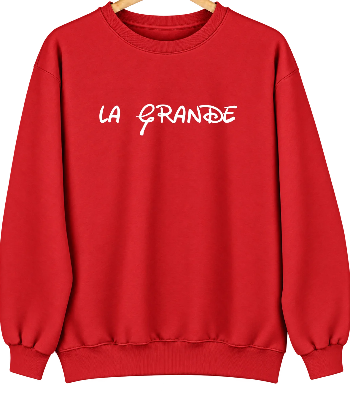La Grande, Oregon Hometown Crewneck — Red