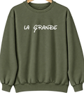 La Grande, Washington Hometown Crewneck — Military Green