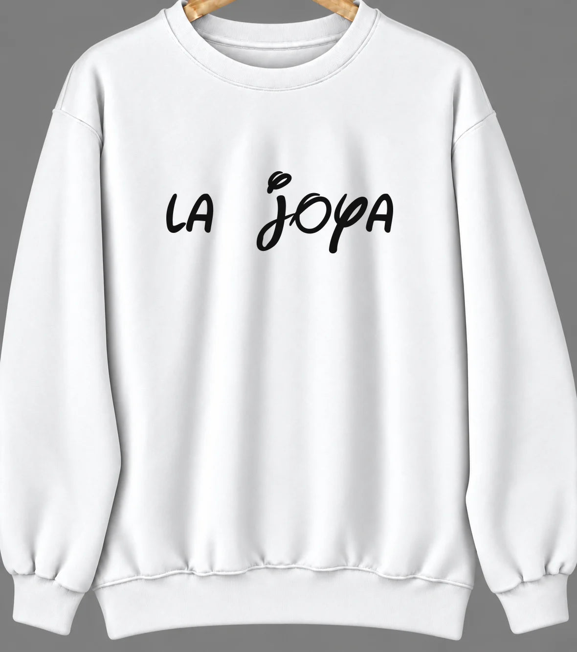 La Joya, New Mexico Hometown Crewneck — White