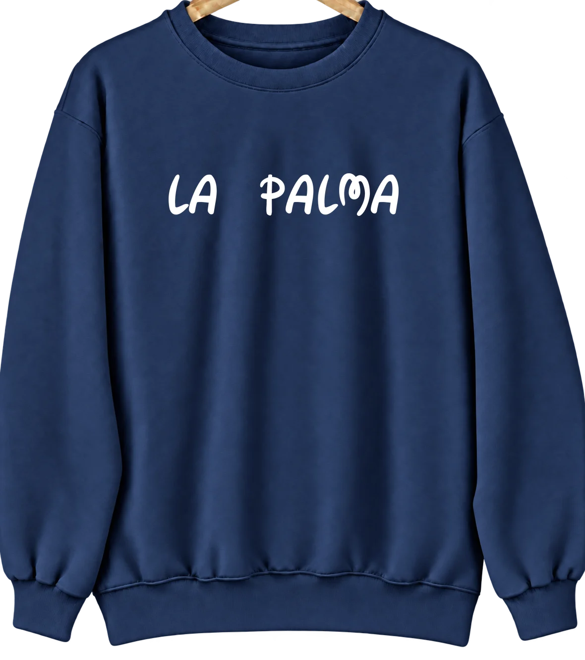 La Palma, California Hometown Crewneck — Navy