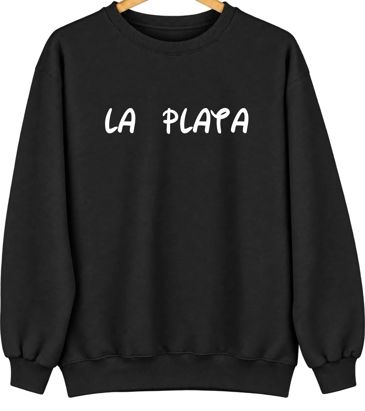 La Plata, Maryland Hometown Crewneck — Black