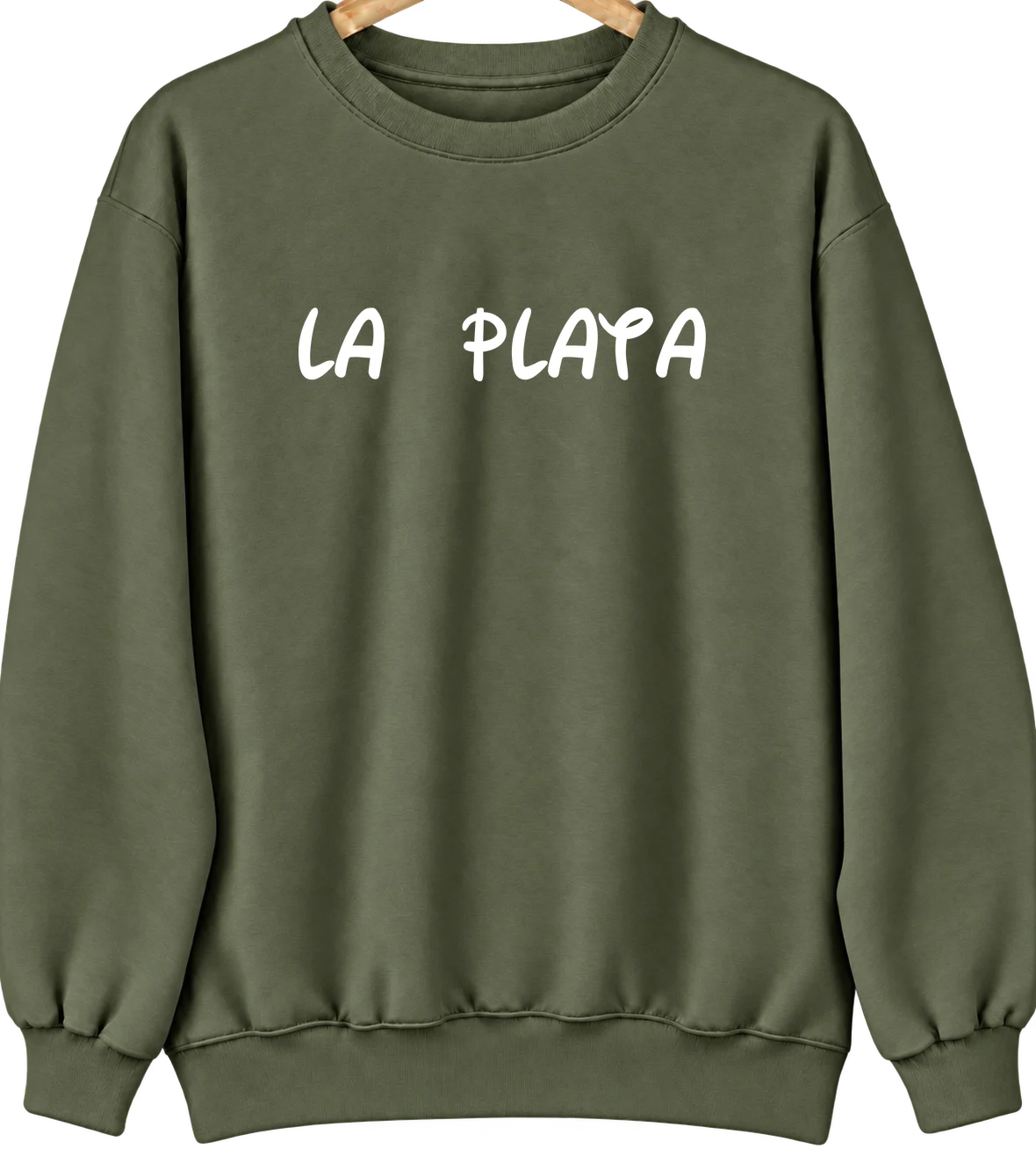 La Plata, Missouri Hometown Crewneck — Military Green